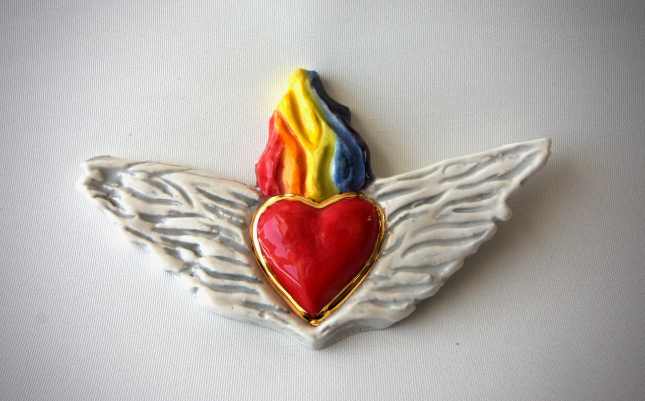 Winged Flaming Heart (9)