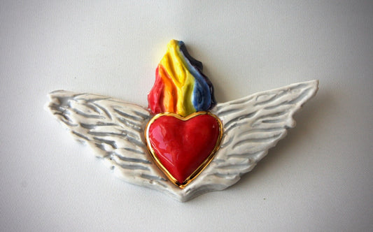 Winged Flaming Heart (9)