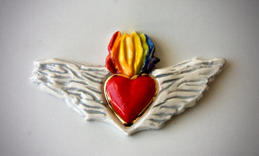 Winged Flaming Heart (10)