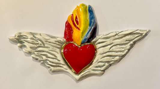 Winged Flaming Heart (3)