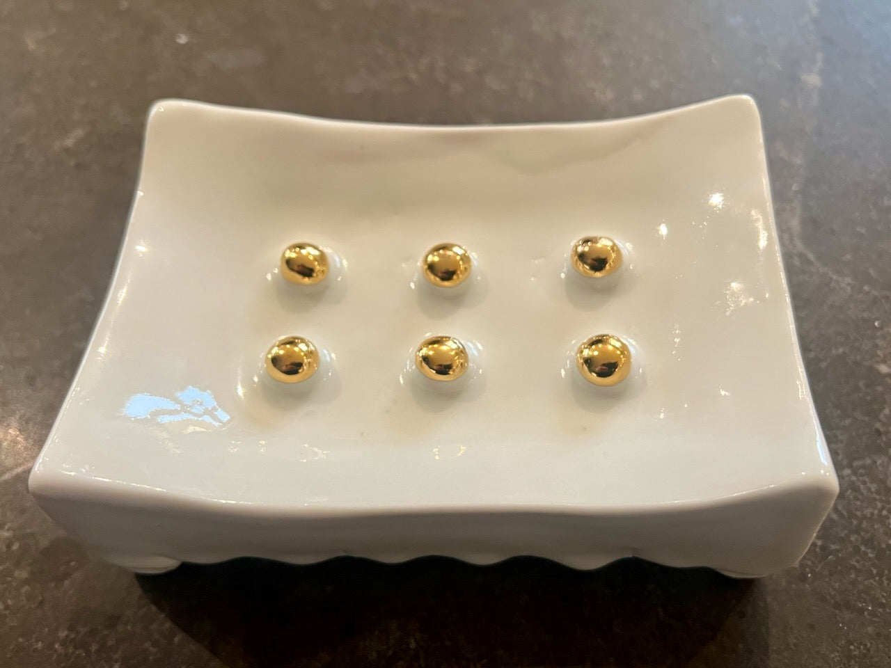 with Gold Luster Bubbles